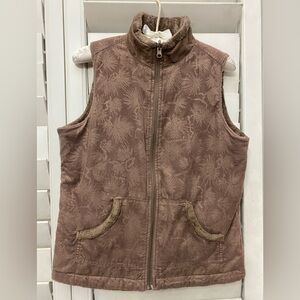 Reversible plush vest